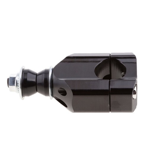 Black aluminium 28mm handlebar - black,