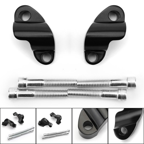 Black handlebar riser - handlebar,