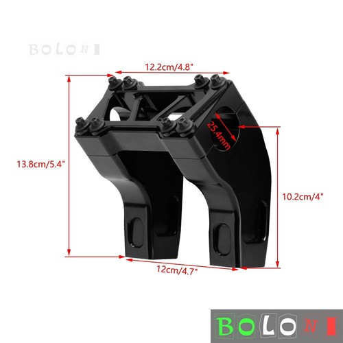 Handlebar riser kit for - 1",