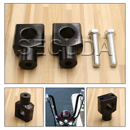 Black motorcycle handlebar - handlebar, fat