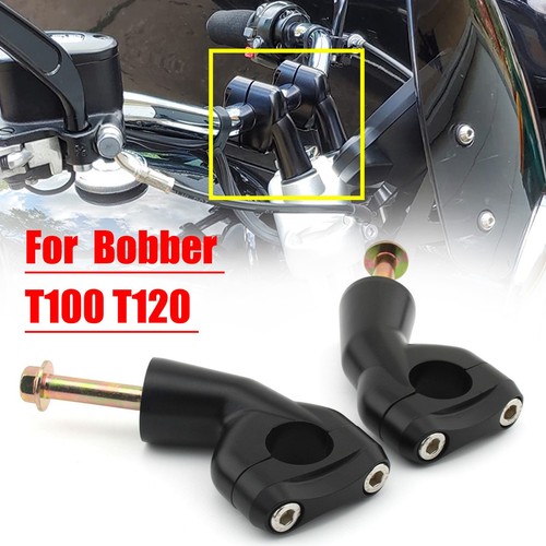 Black handlebar bar risers - bar, kit