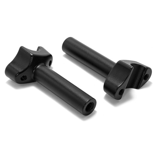 Black straight handlebar - black,