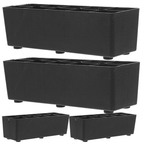 Pcs couch risers - pcs, black